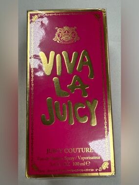 Juicy Couture Perfume with Hot Pink and Gold 'Viva La Juicy' packaging 3.4 oz
